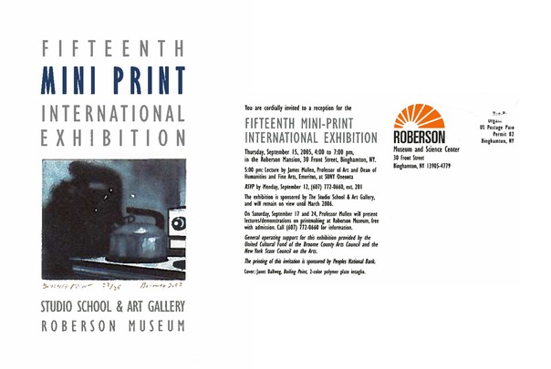 15th Mini Print International Exhibit a