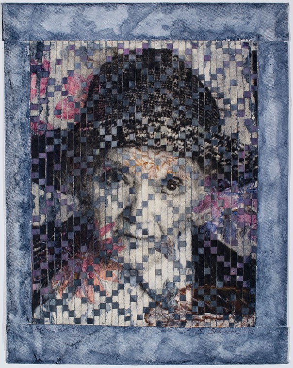 Jean-Rhys Blue-Jean woven-mixed-media 18x16.5 2006-WEB